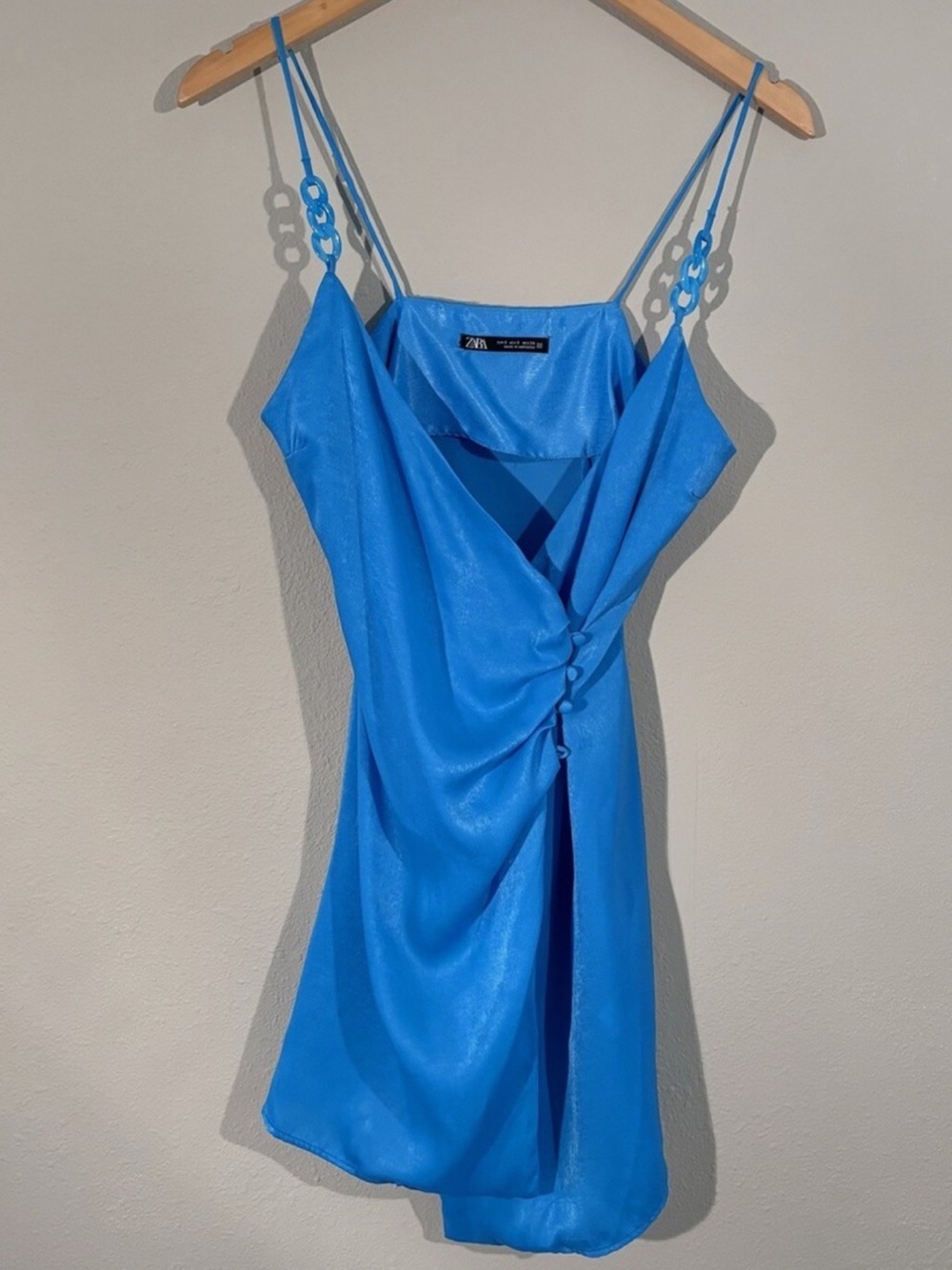 Zara Mini Satin Dress